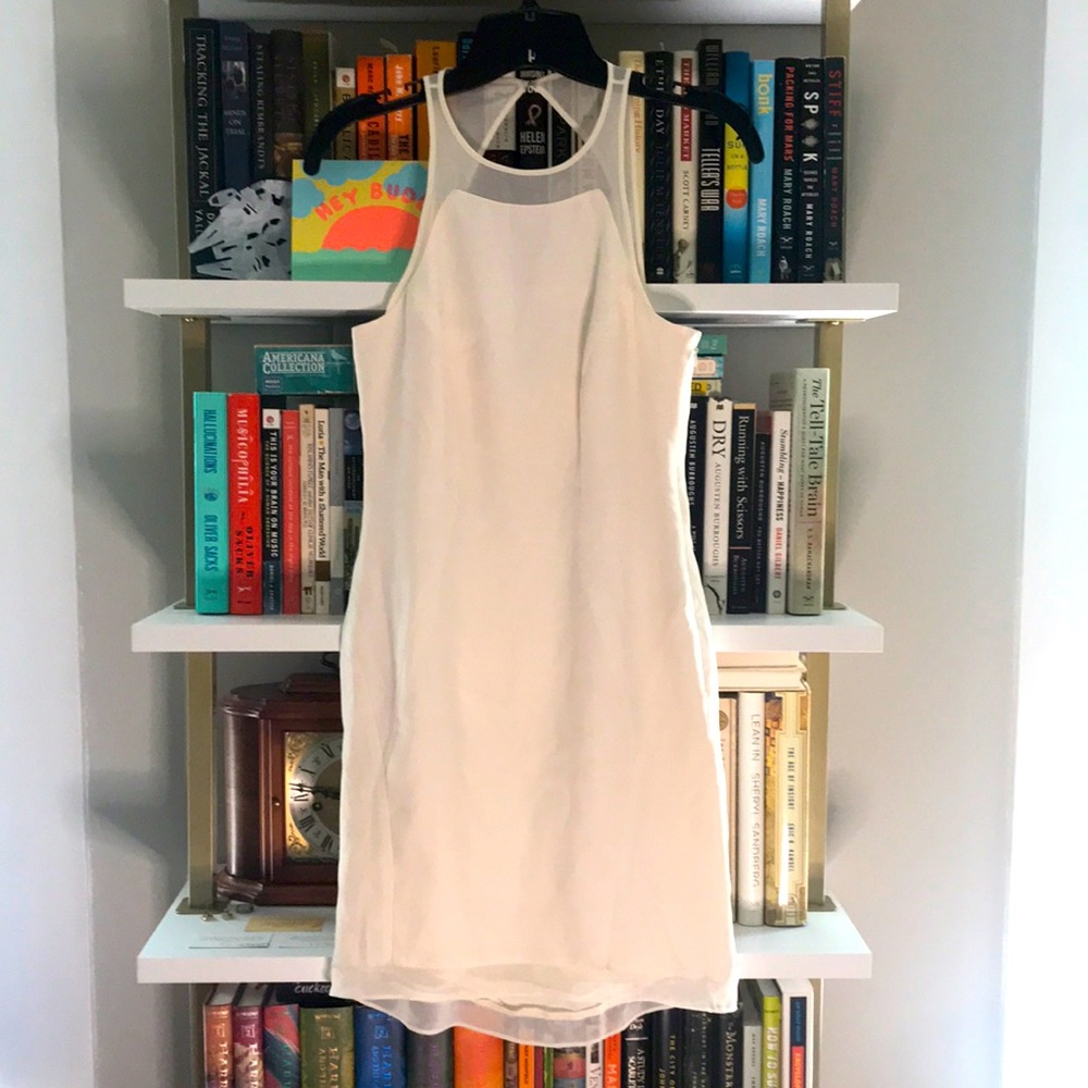 NWOT Sleeveless White Dress from Ann Taylor